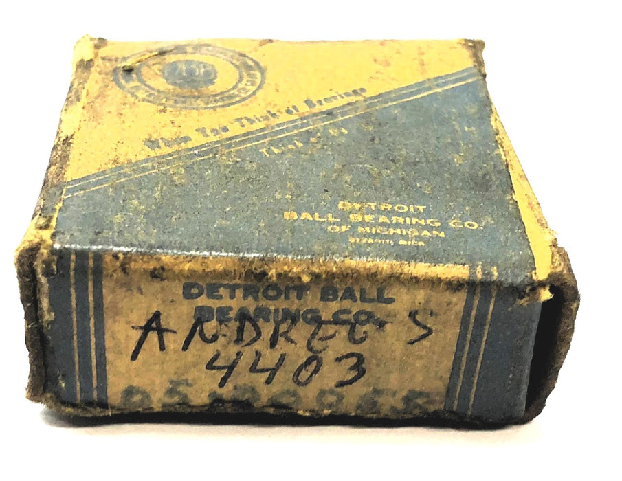 Andrews Thrust Ball Bearing 4403 NOS