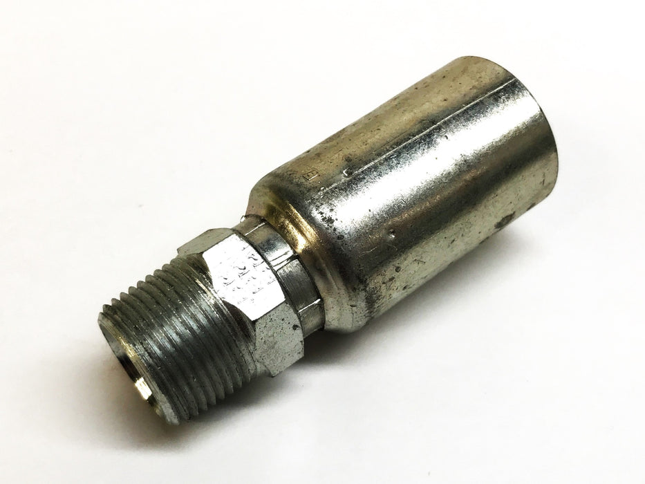 Eaton Weatherhead 3/4" Crimp Hydraulic Hose Fitting 12U-112 [Lot of 3] NOS