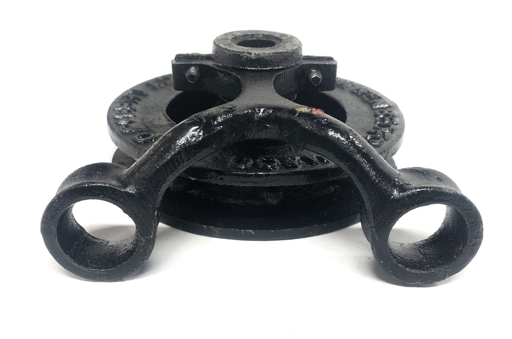 Babbitt 2-4 DIA Cast Iron Adjustable Sprocket Rim With Chain Guide NO. 0 NOS