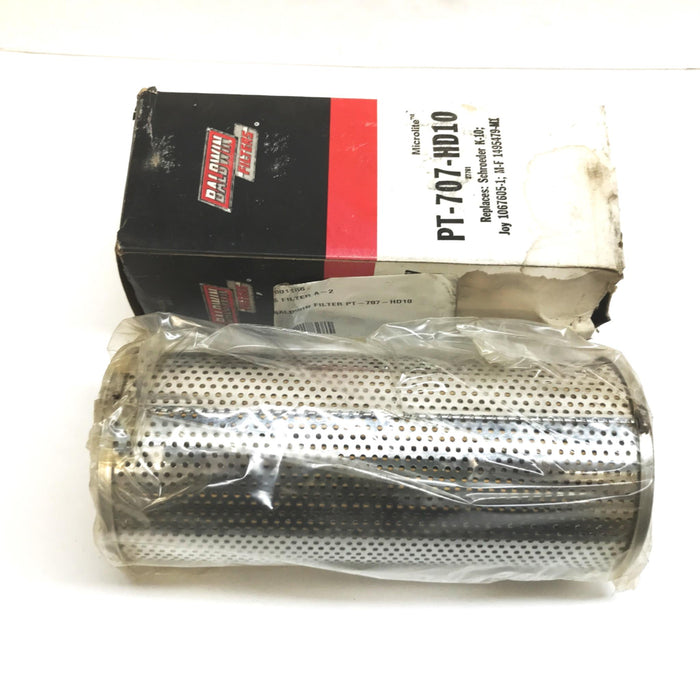 Baldwin Hydraulic Filter PT-707-HD10 [Lot of 2] NOS
