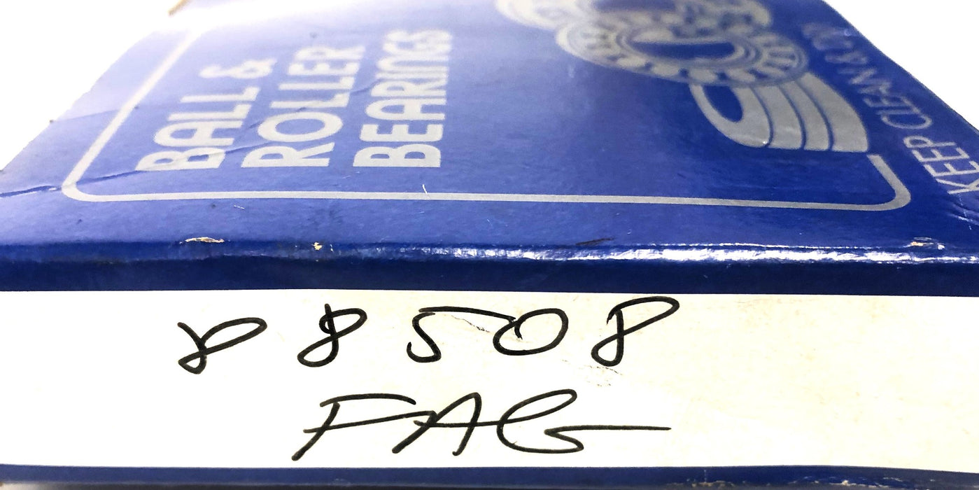 FAG Double Shielded Single Row Ball Bearing 88508 NOS