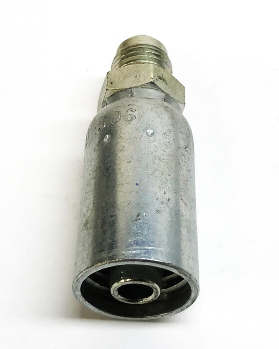 Eaton Weatherhead 3/8" Crimp Hydraulic Hose Fitting 06U-506 [Lot of 4] NOS
