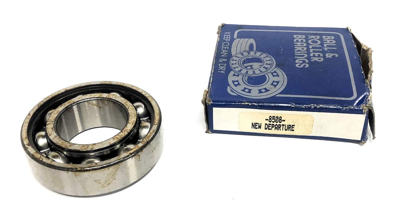 New Departure Shielded Single Row Ball Bearing 8508 NOS