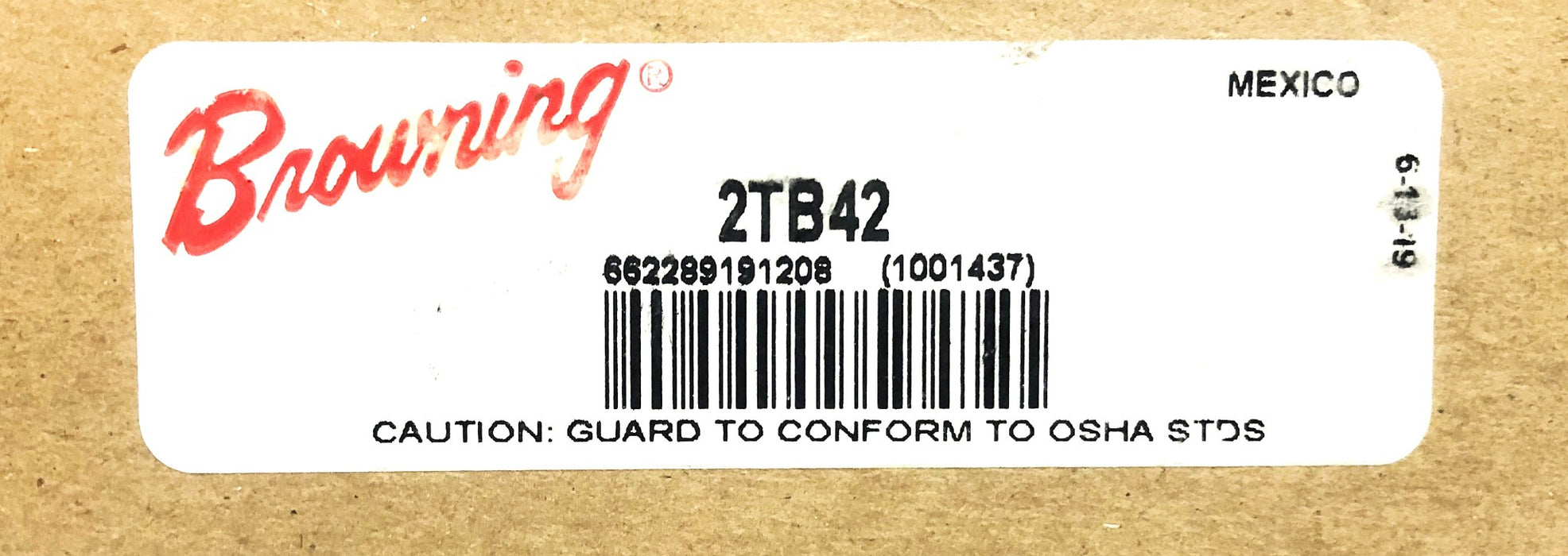 Browning 2 Groove Pulley 2TB42 NOS