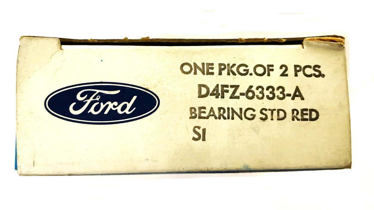 Ford OEM 2-Piece Upper Crankshaft Bearing D4FZ-6333-A [Lot of 4] NOS