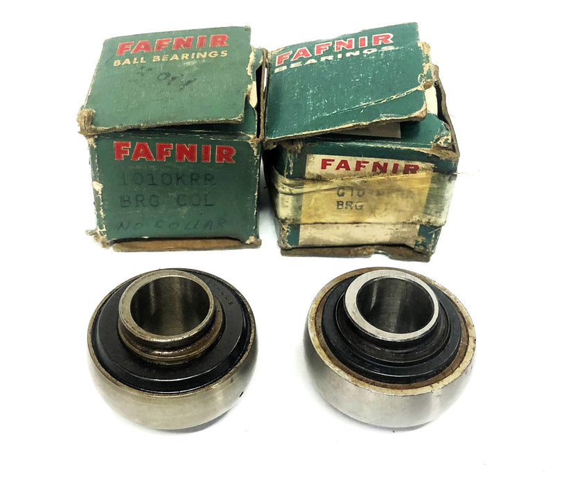 Fafnir Bearing Insert 1010KRR (SM1011K, C1) [Lot of 2] NOS