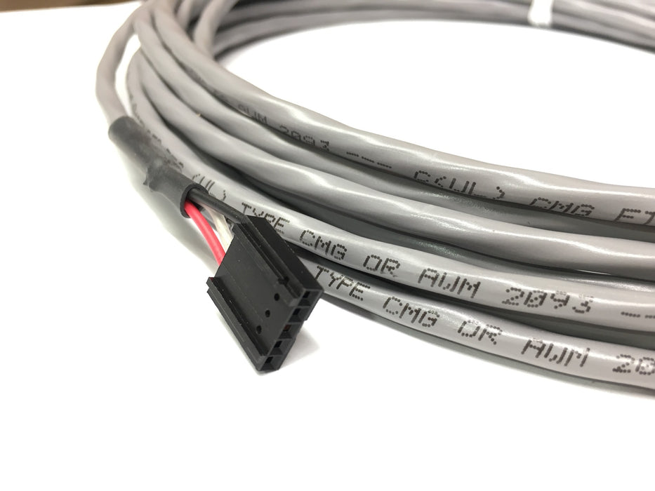 KSM 20 FOOT DATA CABLE, 5-PIN FEMALE JST CONNECTOR - DB9 FEMALE SERIAL ENDS