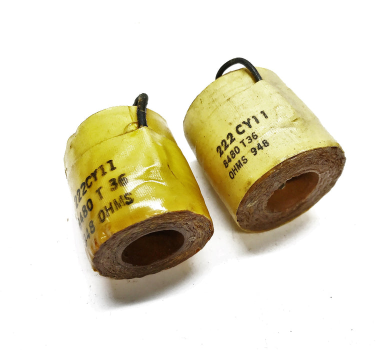 OTIS Elevator 948 Ohm Coil 222CY11 [Lot of 2] NOS