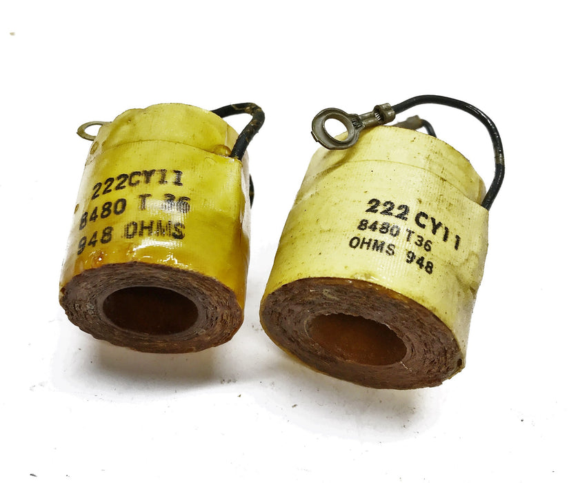 OTIS Elevator 948 Ohm Coil 222CY11 [Lot of 2] NOS