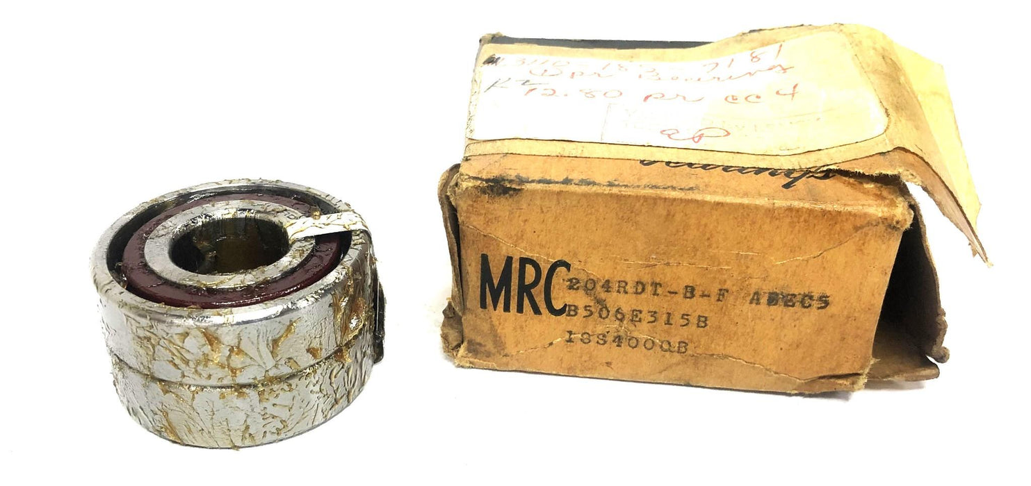 MRC ABEC 5 Single Row Ball Bearing Pair 204RDT-B-F NOS