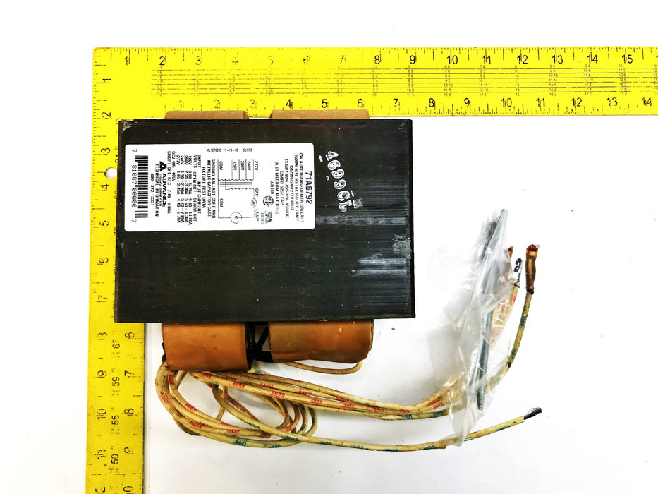 Advance Metal Halide Core & Coil Ballast Kit 71A6772-001 NOS