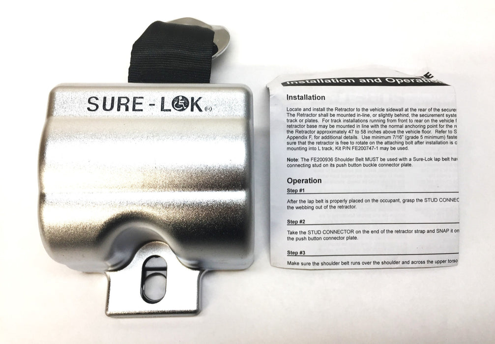 Sure-Lok Shoulder Belt Assembly with Retreater FE201061M-AMS (FE200936) NOS