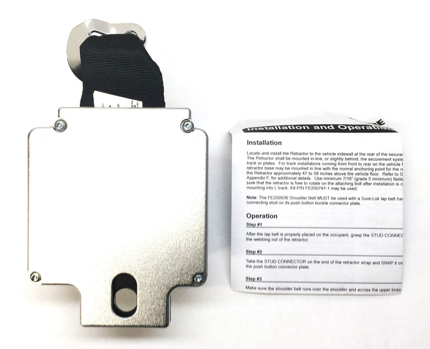 Sure-Lok Shoulder Belt Assembly with Retreater FE201061M-AMS (FE200936) NOS