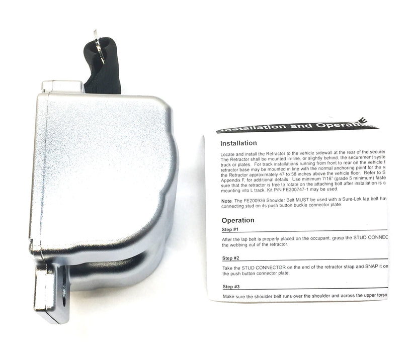 Sure-Lok Shoulder Belt Assembly with Retreater FE201061M-AMS (FE200936) NOS