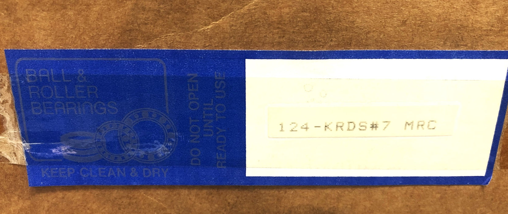 MRC ABEC 7 Angular Contact Spindle Bearing Pair 124-KRDS#7 NOS