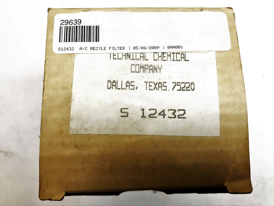 Technical Chemical Company Filter Dryer Block Kit S-12432 NOS