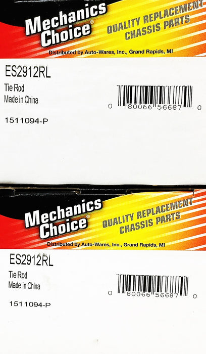 Mechanic's Choice Chassis Parts Tie Rod Replacement ES2912RL [Lot of 2] NOS