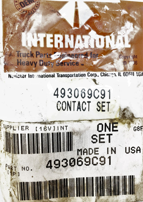 International/Navistar Contact Set 493069C91 NOS
