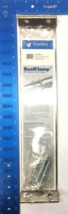 Donaldson 5"/127mm O.D Stainless Seal Clamp with Hardware X004484 NOS