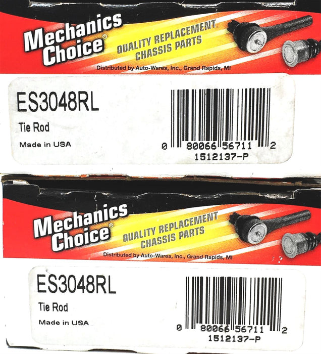 Mechanic's Choice Chassis Parts Tie Rod Replacement ES3048RL [Lot of 2] NOS