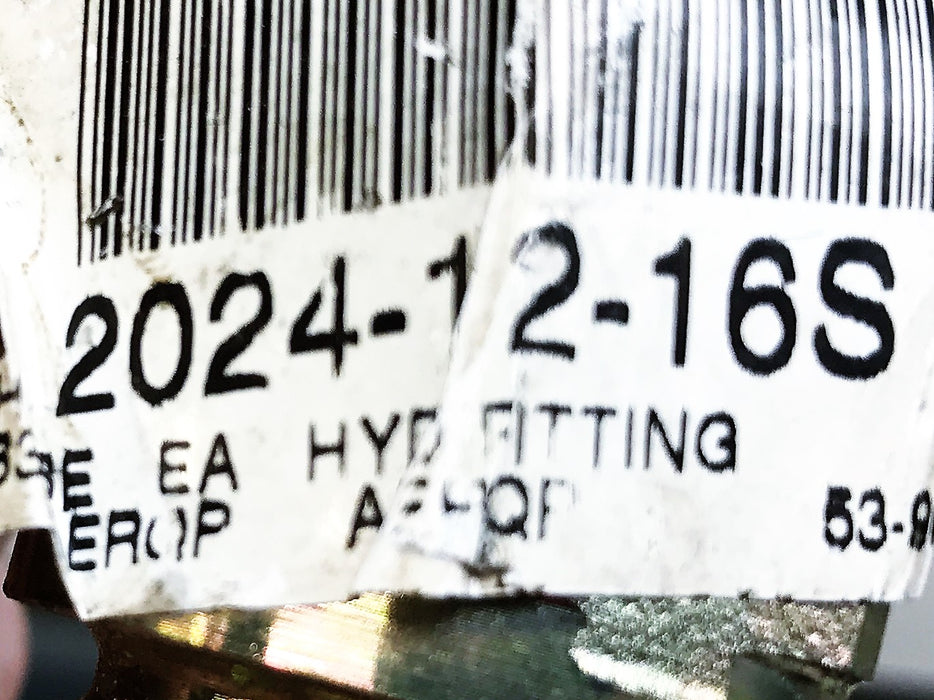Eaton Aeroquip External 90 Degree Steel Elbow 2024-12-16S [Lot of 4] NOS
