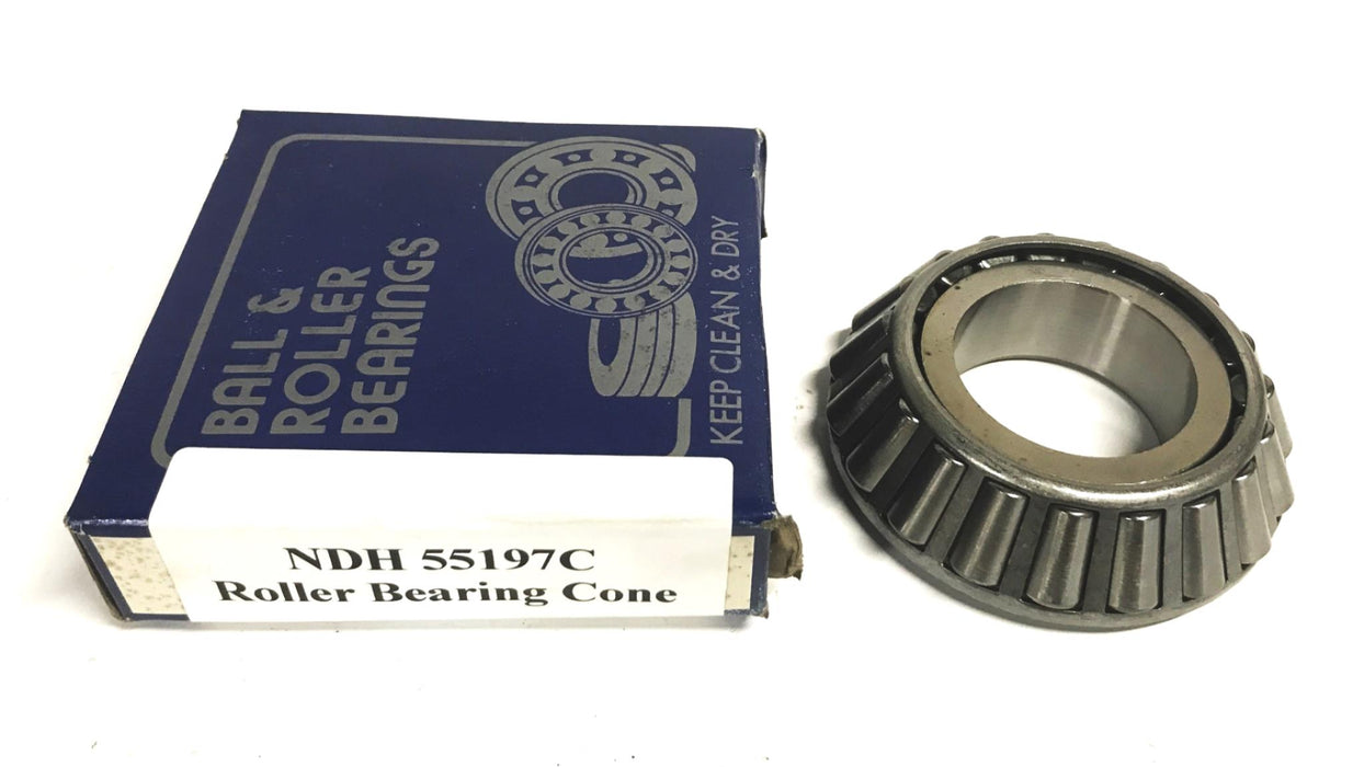 NDH Tapered Roller Bearing Cone 55197C NOS