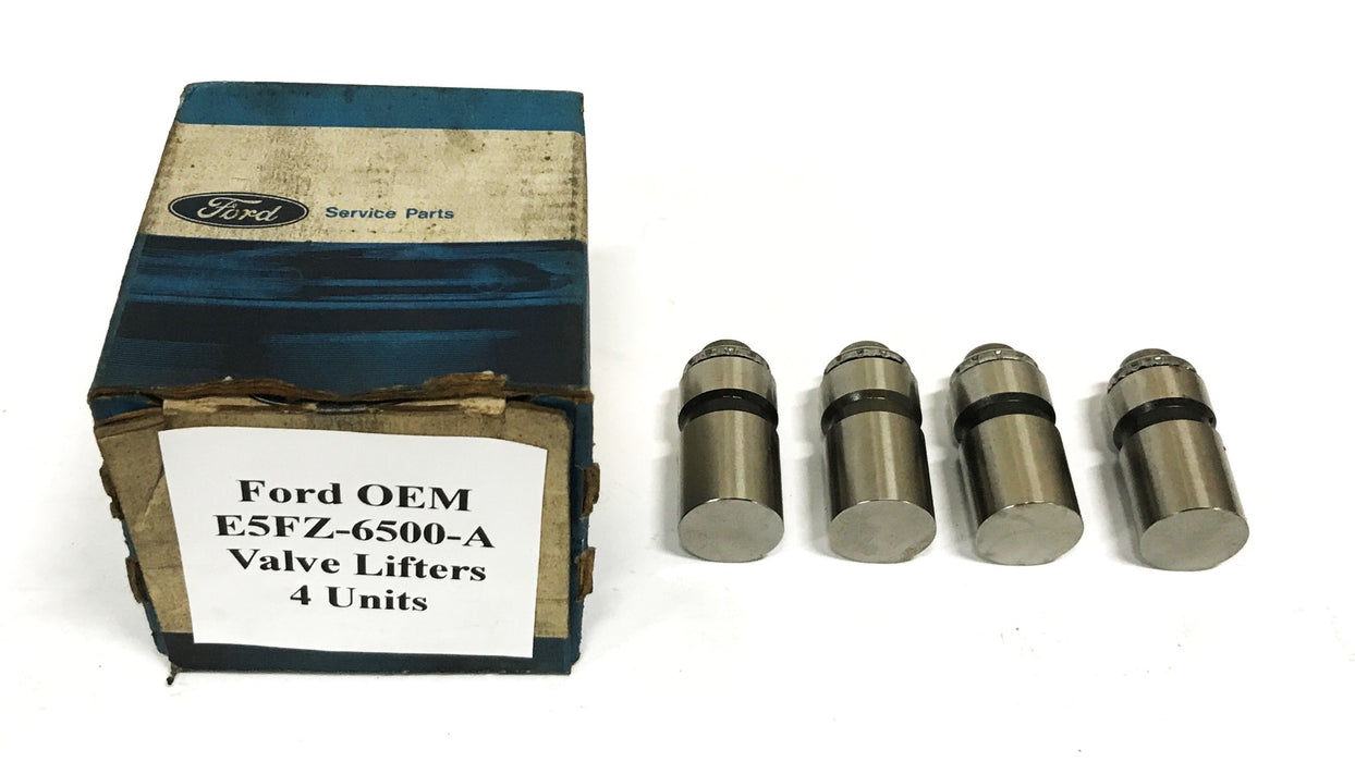 Ford OEM Hydraulic Valve Lifter Tappet E5FZ-6500-A [Lot of 4] NOS