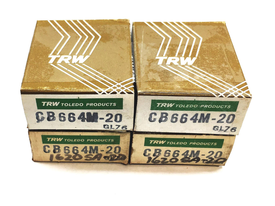 TRW Engine Bearing CB664M-20 (1620SA-20) [Lot of 4] NOS