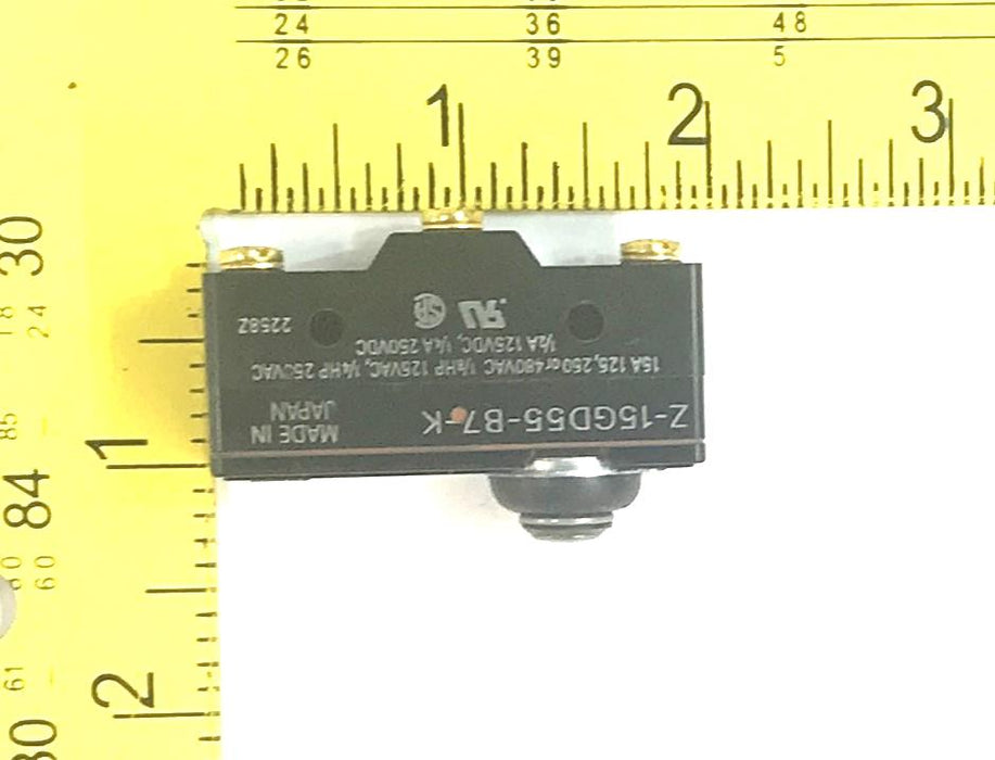 Omron Snap Action Switch 3XG49 (Z-15GD55-B7-K) NOS