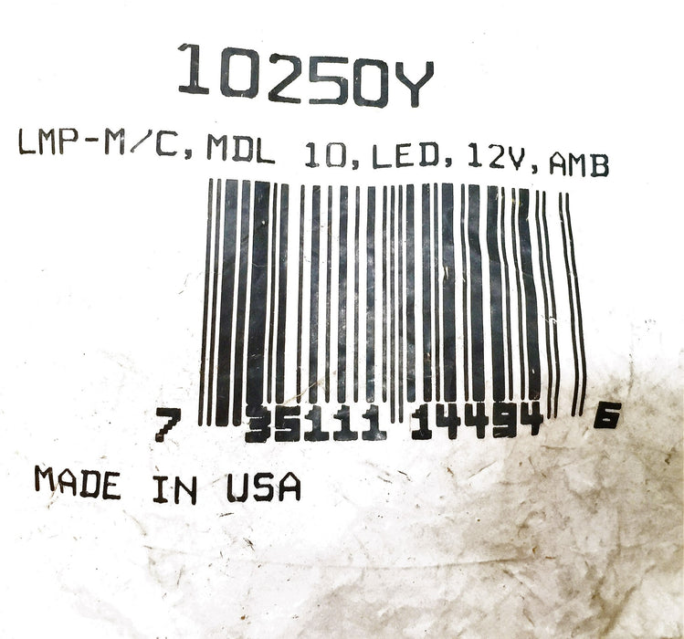 Napa Yellow Led 2-Wire 10250Y [Lot of 4] NOS