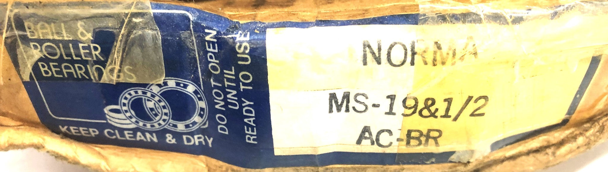 Norma Hoffman AC-BR Angular Contact Ball Bearing MS-19&1/2 NOS