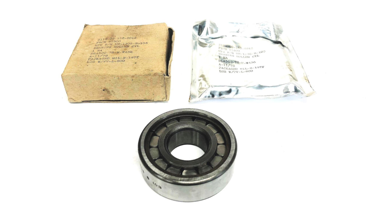 Rollway Cylindrical Roller Bearing UM1305B103 NOS