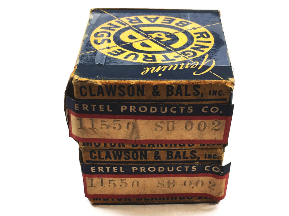 Clawson And Bals Engine Bearing 11550SB-002 (S-6039, S-6330) [Lot of 2] NOS