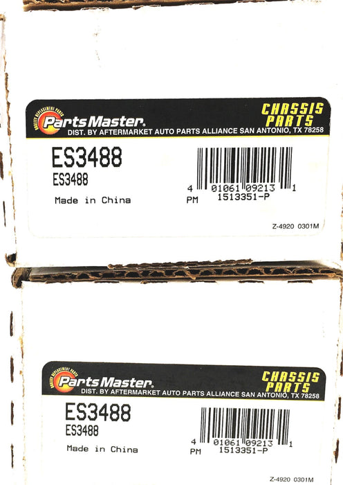 Parts Master Tie Rod End Replacement ES3488 [Lot of 2] NOS