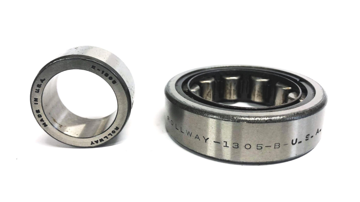 Rollway Cylindrical Roller Bearing Assembly 1305B (E1305) NOS
