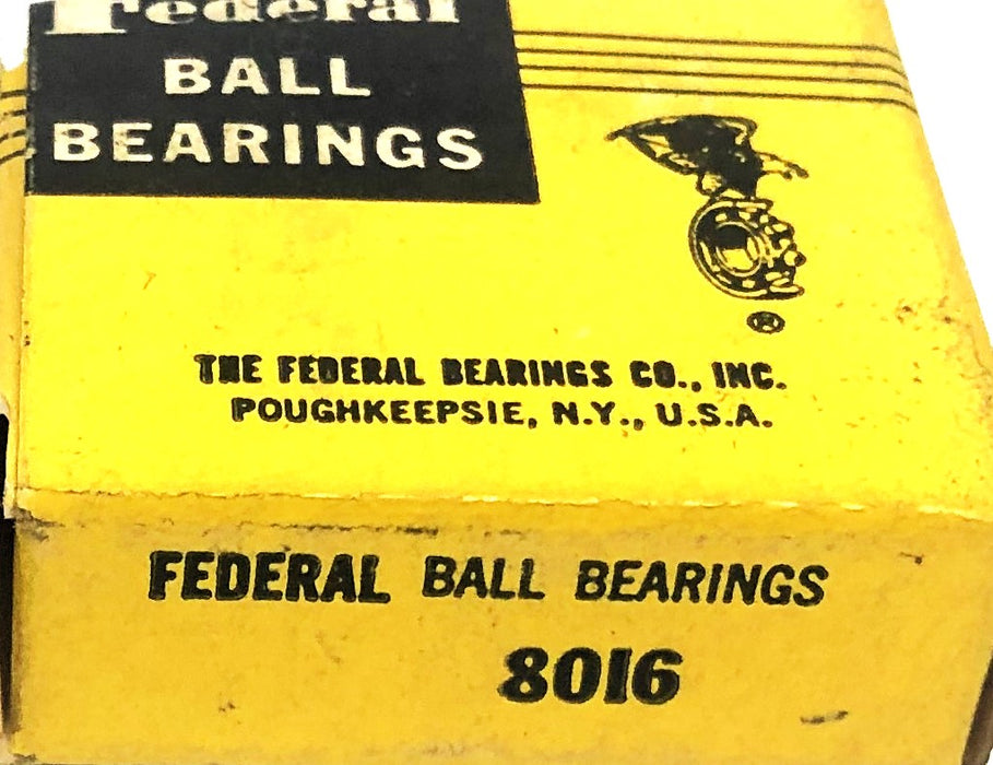 Federal Mogul Single Row Ball Bearing 8016 NOS