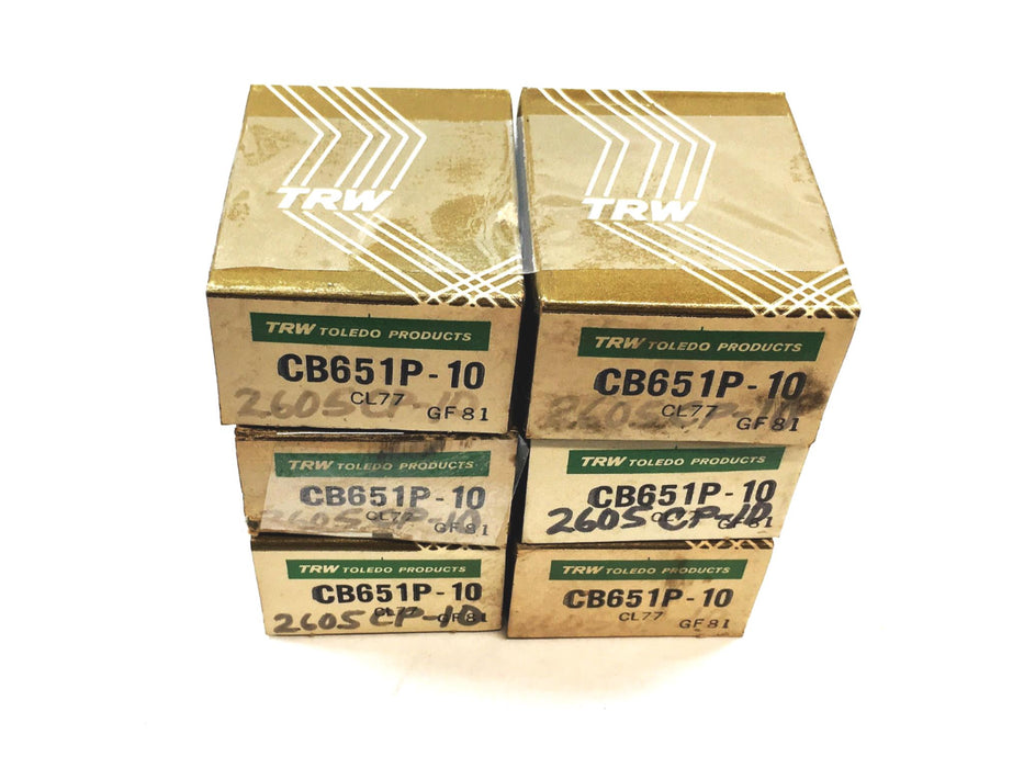 TRW Engine Bearing CB651P-10 (2605CP-10) [Lot of 6] NOS