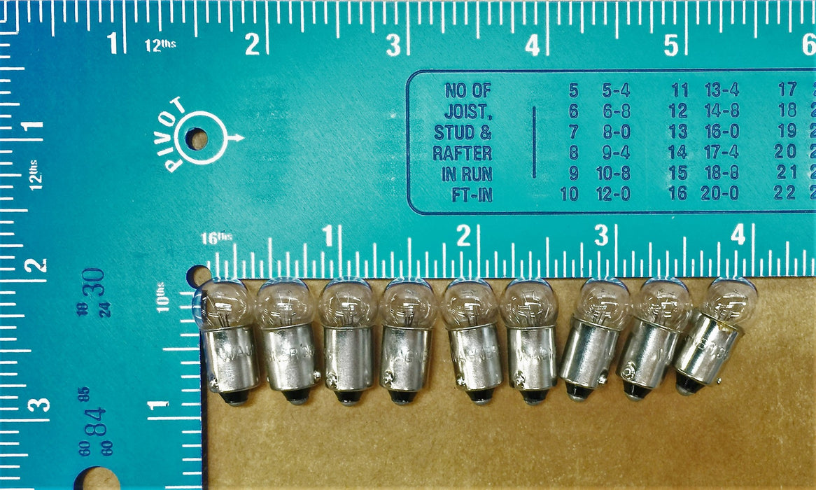 Wagner Miniature Lamp 356 [Lot of 9] NOS