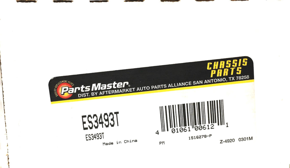 Parts Master Tie Rod End Replacement ES3493T NOS