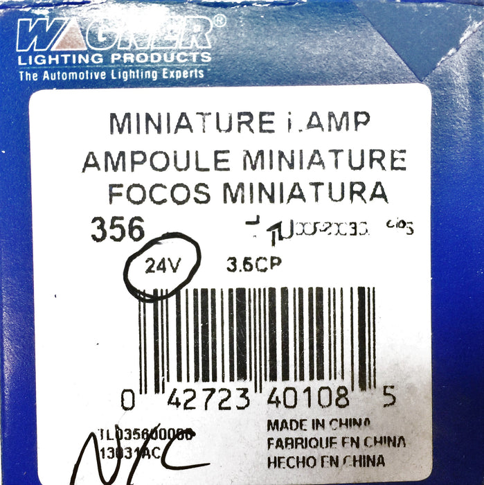 Wagner Miniature Lamp 356 [Lot of 9] NOS
