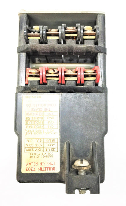 CLARK CONTROLLER Bulletin 7303 Type CP Relay USED