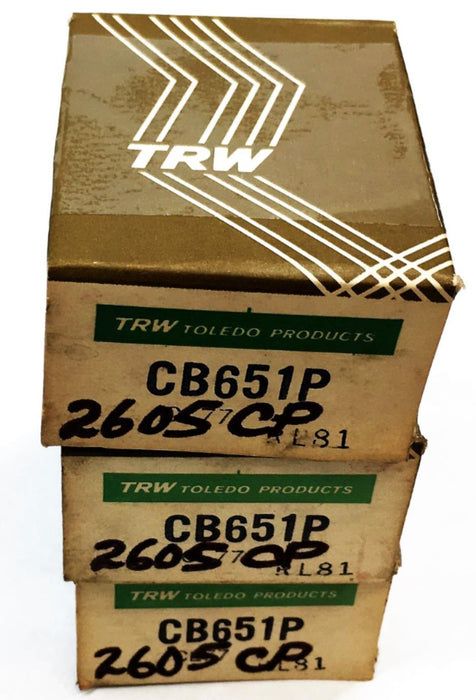 TRW Engine Bearing CB651P (2506CP) [Lot of 3] NOS