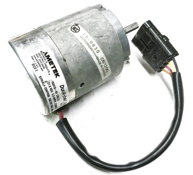 Ametek/MCC "Dur-A-Tek" 24V Motor Assembly 25-0930 (150010-00) NOS
