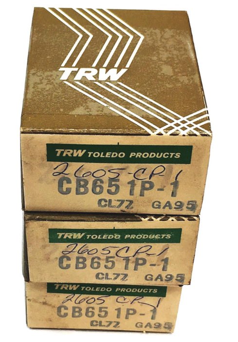 TRW Engine Bearing CB651P-1 (2506CP-1) [Lot of 3] NOS