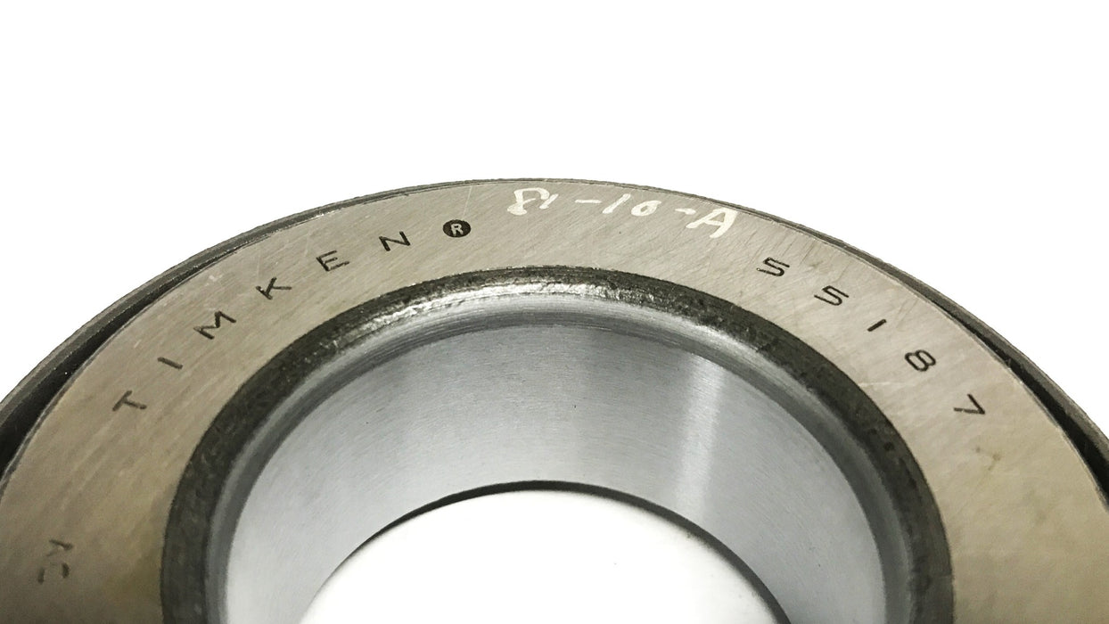 Timken Tapered Roller Bearing Cone (in can) 55187 NOS