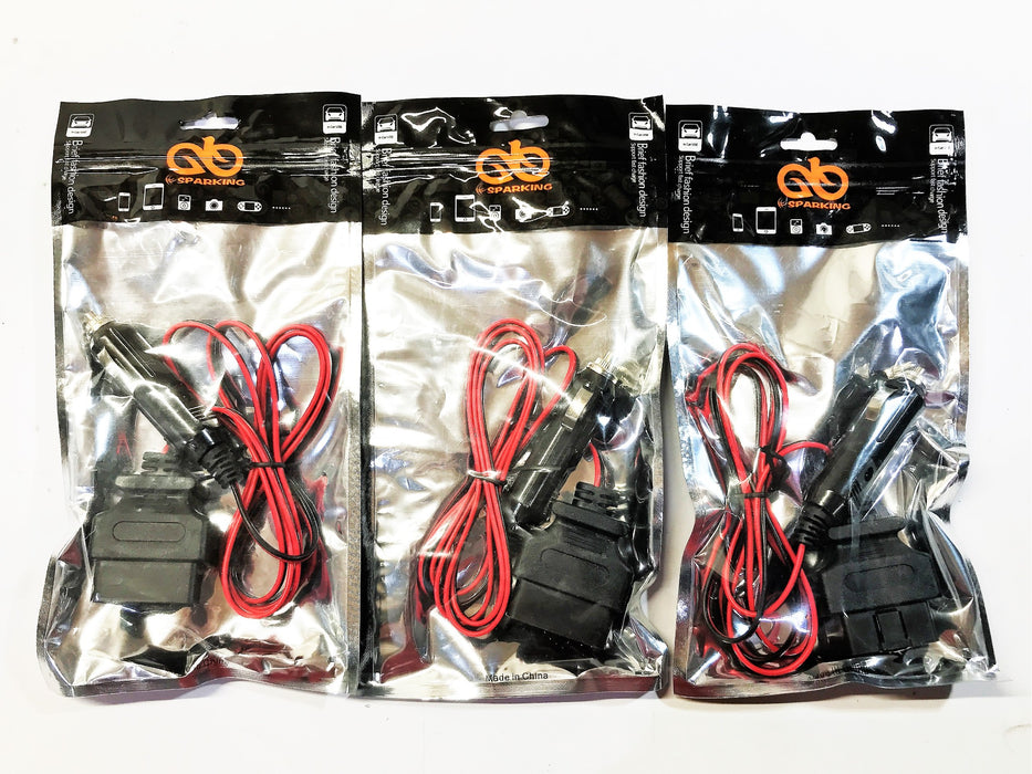 Sparking 4.5FT Car OBDII Battery Memory Saver X001X6Q1YN [Lot of 3] NOS