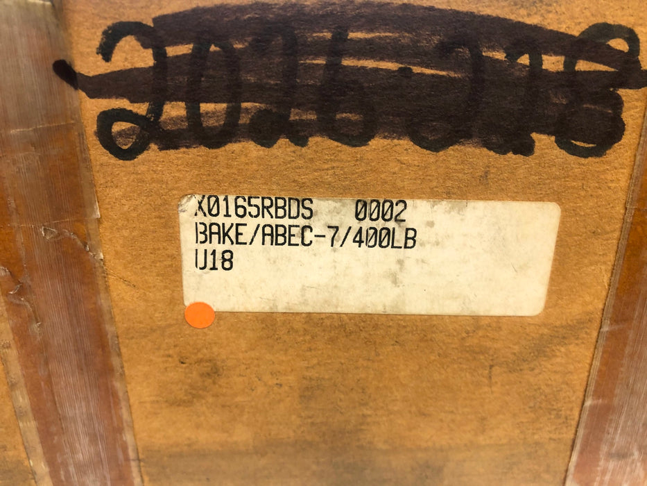 MRC BAKE/ABEC 7/400LB U18 Angular Contact Ball Bearing X0165RBDS (0002) Pair NOS