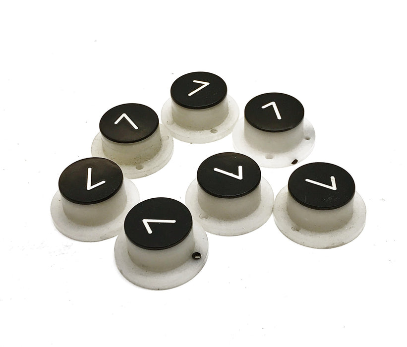 SRW Elevator Push Button Cap Marked "7" [Lot of 7] NOS