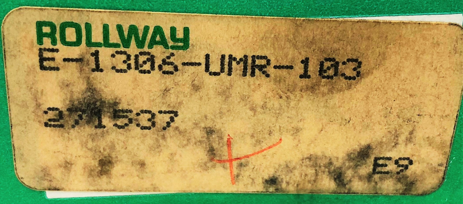 Rollway Roller Bearing Assembly E1306UMR103 (229540)(226580)(255220) NOS