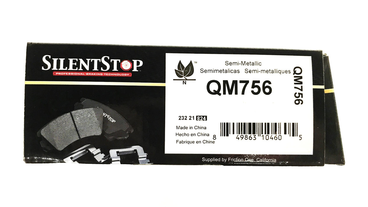 Silent Stop Brake Pad Set QM756 NOS